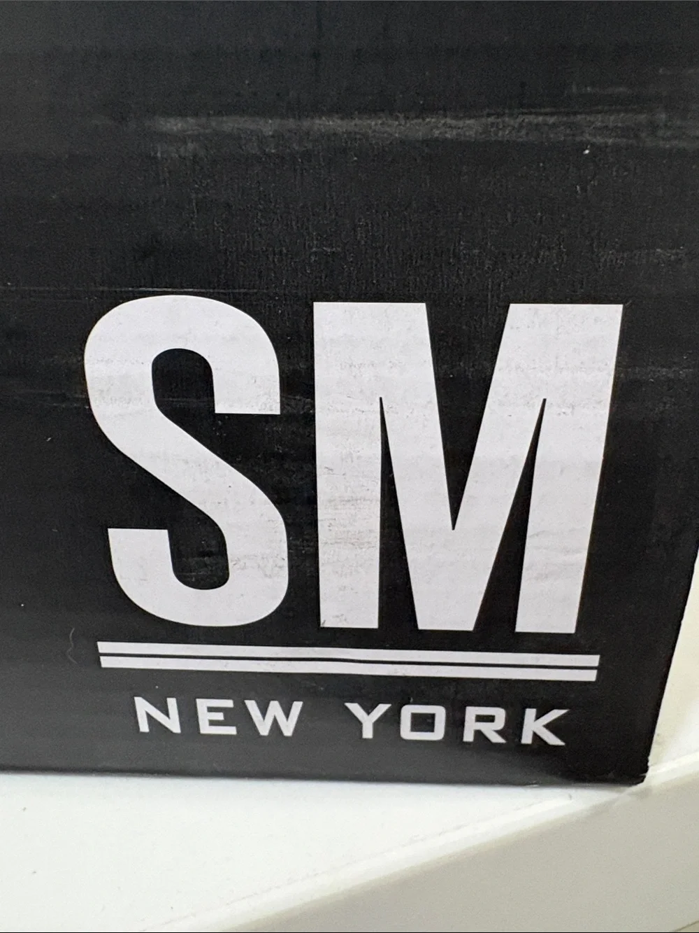 SM New York Cream Suede Rib-Knit Ankle Booties
